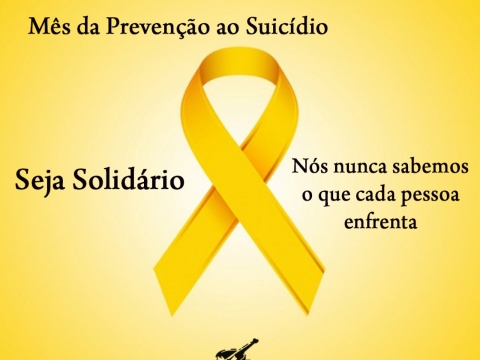 Setembro Amarelo Mês da prevenção ao Suicídio